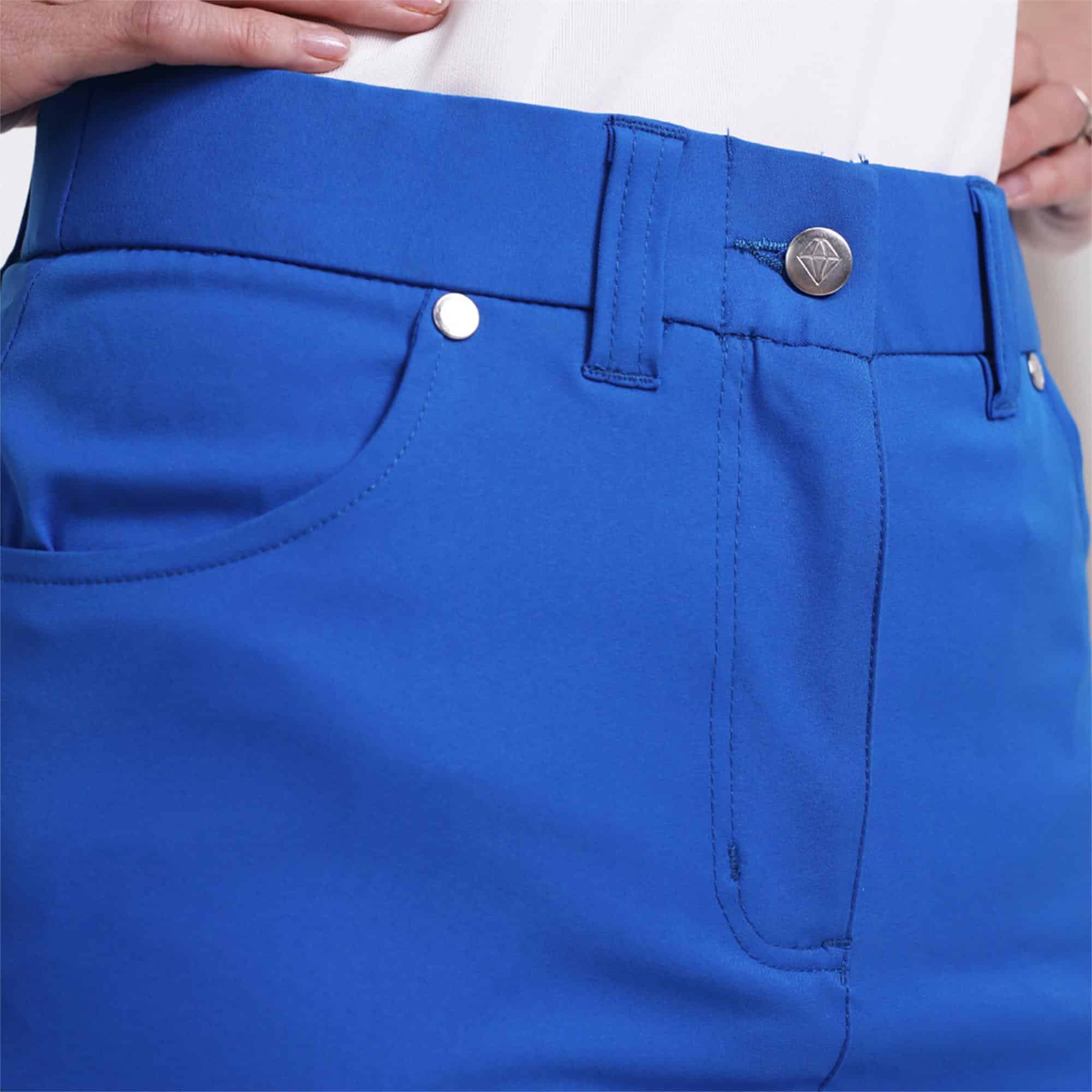 Pure Golf Calm Ladies Golf Skort Royal Blue 50CM